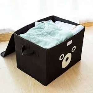 Panda Box – Storage Box – Cartoon Storage Box – Multipurpose Foldable Cube Storage Bin For Kids | Adorable Panda / Animal Design | Toys, Clothes & Books Organizer