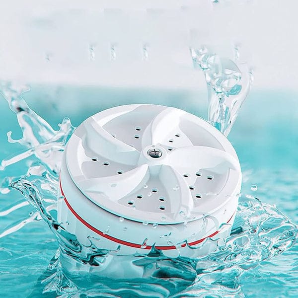 Portable Usb Travel Turbo Mini Washer| Ultrasonic Rotating Turbine Washing Machine For Socks. undergarments and baby clothes.